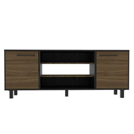 HOMEROOTS Sleek & Stylish Television Stand, Carbon Espresso 478451